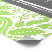 Tableau 5 Tables Gray Lime Damask (Coin)