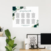 Tableau 8 Mariage vert émeraude (Bureau à domicile)