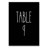 Tableau 9 Poterie de dunes de rae Carte de table n (Dos)