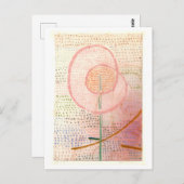 Tableau à fleurs "florissant" de Paul Klee Carte p (Devant / Derrière)