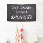 Tableau à la maison bienvenu de bannière de (En situation)