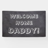 Tableau à la maison bienvenu de bannière de (Horizontal)