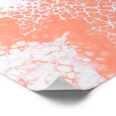 Tableau abstrait bleu et blanc (Coin)