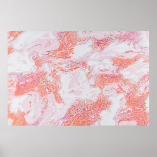 Tableau abstrait bleu et blanc