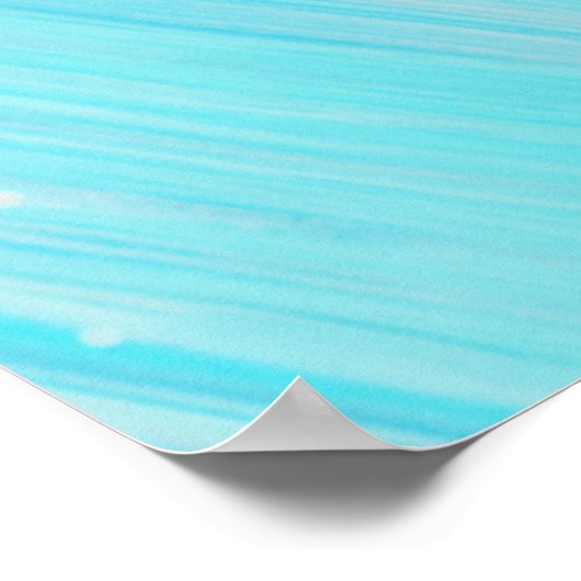 Tableau abstrait bleu et blanc (Coin)