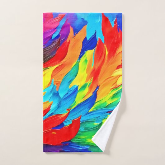 Tableau Abstrait de l'expressionnisme (Serviette à main)