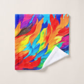 Tableau Abstrait de l'expressionnisme (Gant de toilette)