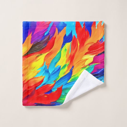 Tableau Abstrait de l'expressionnisme (Gant de toilette)