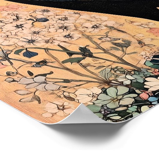 Tableau Abstrait d'oiseaux de corneille (Coin)