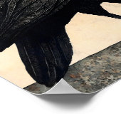 Tableau Abstrait d'oiseaux de corneille (Coin)