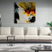 Tableau Abstrait "Flux de la nature". Impression C