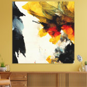 Tableau Abstrait "Flux de la nature". Impression C (Insitu(Salon))