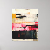 Tableau Abstrait "Prime Magma". Impression Canvas (Recto)