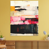 Tableau Abstrait "Prime Magma". Impression Canvas (Insitu(Salon))