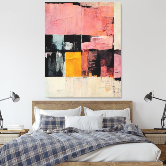 Tableau Abstrait "Survie du dimanche". Impression  (Insitu(Chambre))