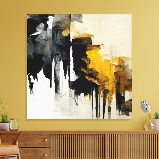 Tableau Abstrait "Vue sur le vent". Toile (Insitu(Salon))