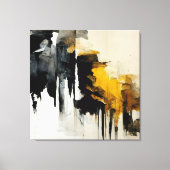 Tableau Abstrait "Vue sur le vent". Toile (Recto)
