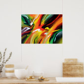 Tableau Action Abstraite (Cuisine)