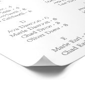 Tableau alphabétique moderne du jardin de citron (Coin)