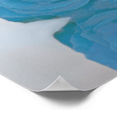 Tableau alphabétique Rose bleu turquoise (Coin)