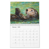 Tableau animal et oiseaux 2025 Calendrier (Feb 2027)