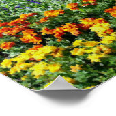 Tableau Art numérique du jardin de fleurs (Coin)