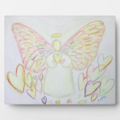 Tableau artistique Ange aux cœurs Cadeau Plaque (Devant)