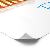 Tableau Bahamas Summer Vacation Beach Scène (Coin)