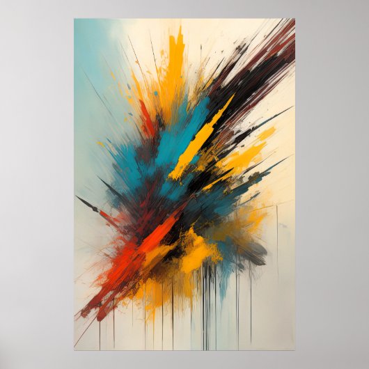 Tableau biologique Abstrait 2:3 (Devant)