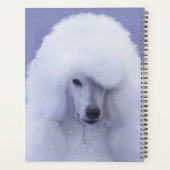 Tableau blanc standard de caniche - Art original d (Dos)