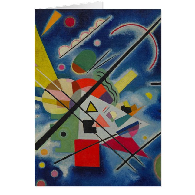 Tableau bleu de Kandinsky (Devant)