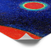 Tableau bleu de Wassily Kandinsky, (Coin)