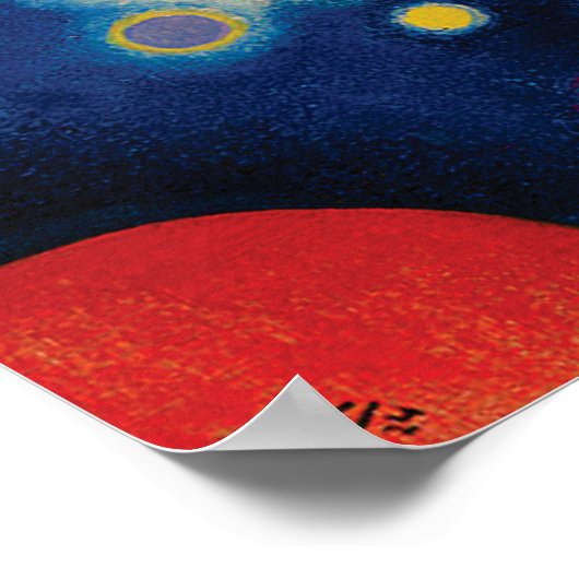 Tableau bleu de Wassily Kandinsky (Coin)