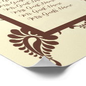 Tableau Brown floral vert de la Monnaie vive (Coin)