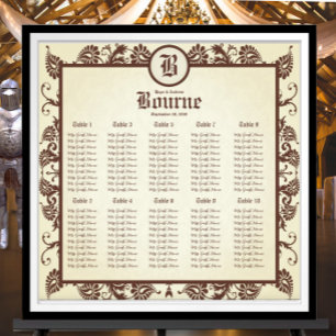 Tableau Brown floral vert de la Monnaie vive