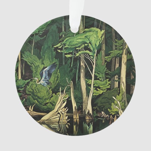 Tableau canadien de A J Casson représentant un hér (devant)