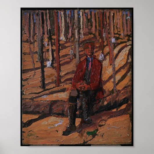 Tableau canadien vintage Tom Thomson Sugar Bush (Devant)