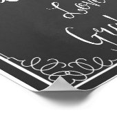 tableau Candy Bar L'amour est doux imprimé mariage (Coin)