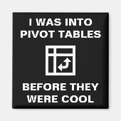 Tableau croisé dynamique - Magnet Humour du bureau (Devant)