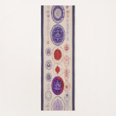 Tableau d'alignement des chakras Tapis de yoga – M (Devant)