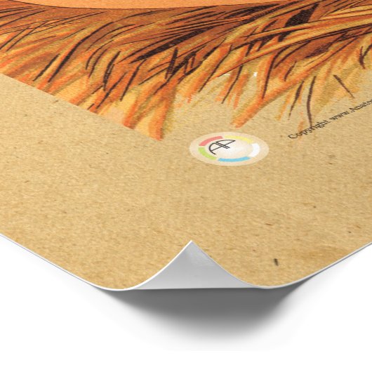 Tableau d'anatomie de l'artère de poulets (Coin)