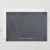 Tableau de basketball - Faire-part graduée (Dos)