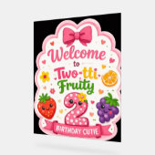 Tableau de bienvenue anniversaire Two-tti Fruity (Angle)