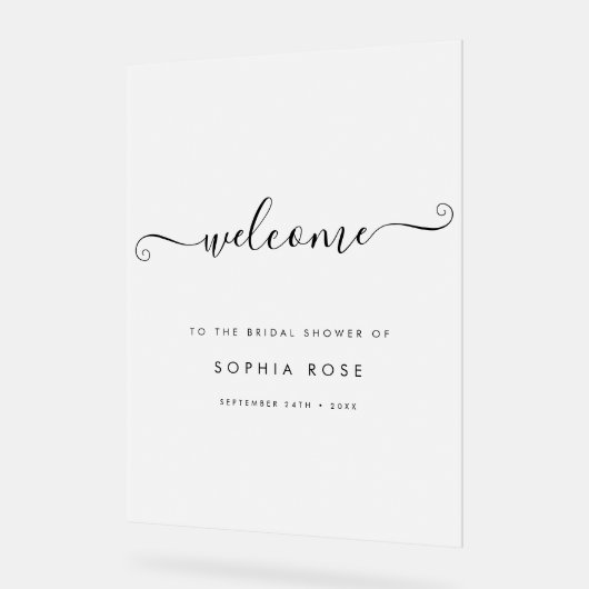 Tableau de Bienvenue Mariage avec Écriture Givrée (Angle)