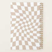 Tableau de bord À damiers dépoli rose sable rétro (Dos)