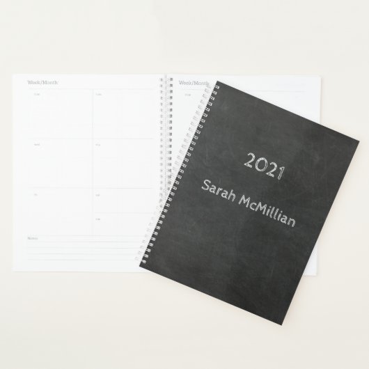 Tableau de bord avec date et nom (Devant avec enveloppe)