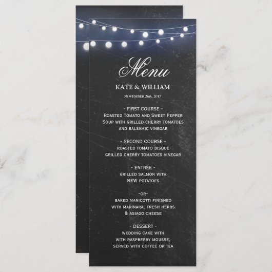 Tableau de bord avec feux carte MENU (Devant / Derrière)