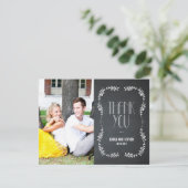 Tableau de bord Carte de remerciements des Feuille (Debout devant)