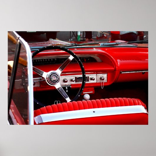 Tableau de bord Chevy rouge (Devant)