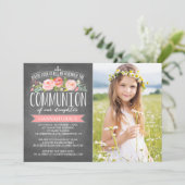 Tableau de bord de bannière Rose| Invitation à la  (Debout devant)